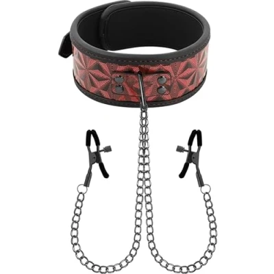 Afbeelding van Begme Red Edition Necklace With Chains And Nipples