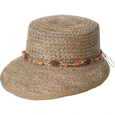 Afbeelding van Hatland Karla Hoed Dames Beige Hoeden