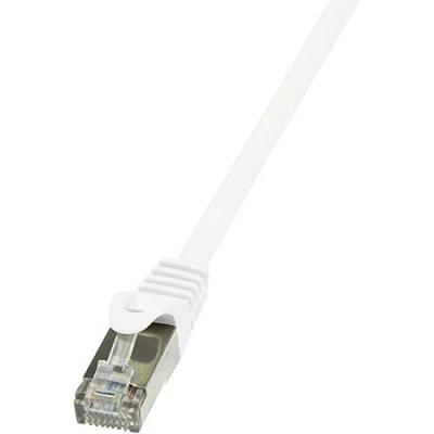 Afbeelding van LogiLink CP2091S RJ45 Netwerkkabel, patchkabel CAT 6 F/UTP 10.00 m Wit Snagless 1 stuk(s)
