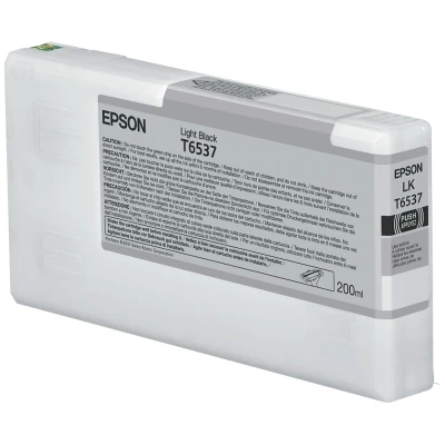 Afbeelding van Epson T6537 (C13T653700) Inktcartridge Licht zwart