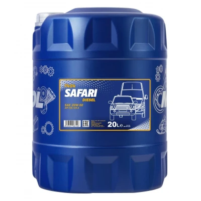 Afbeelding van Mannol Safari 20W 50 20L Motorolie MN7404 20 TOYOTA: Yaris II Hatchback, I Auris HYUNDAI: Tucson, i20 Hatchback
