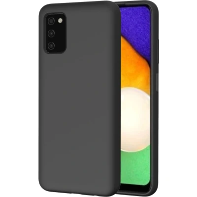 Afbeelding van Azuri liquid silicon cover zwart voor Samsung Galaxy A03s