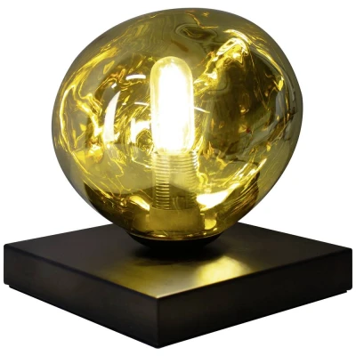 Afbeelding van ECO Light CANOPUS 9550 L 1 YW Tafellamp E14 Geel goud