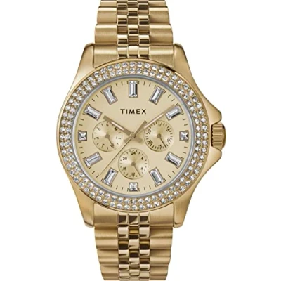 Afbeelding van Timex Kaia TW2V79400 Horloge Staal Goudkleurig Ø 41 mm
