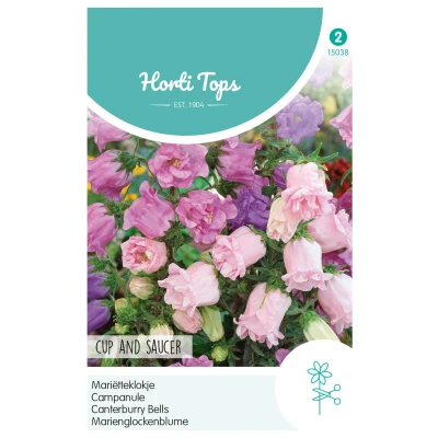 Afbeelding van Hortitops Campanula Mariëtteklokje Calycanthema Gemengd Bloemenzaden 0.4 g