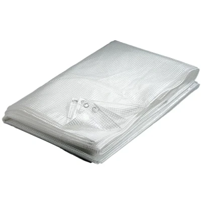 Afbeelding van Werkapro 11278 afdekzeil, transparant, uv bescherming, 5 x 7 m, 160 g/m², van polyethyleen, bestendig