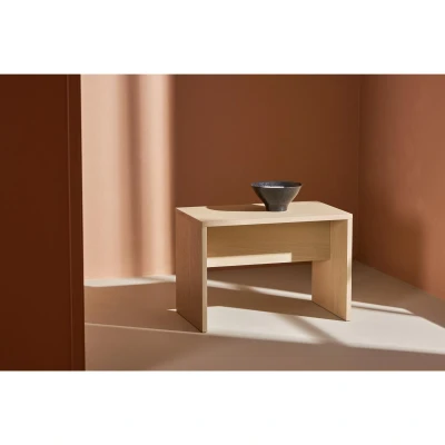 Afbeelding van Edvige rechthoekige salontafel 35 x 58 cm naturel