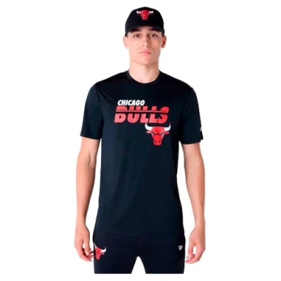 Afbeelding van New Era NBA Chicago Bulls League Essentials TEE Fanartikel, Heren, Maat: XL, Black