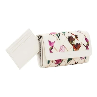 Afbeelding van Desigual Portemonnee Éclat Mariona Long Wallet Crudo Crème