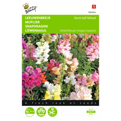 Afbeelding van Antirrhinum Majus Nanum Gemengd Buzzy