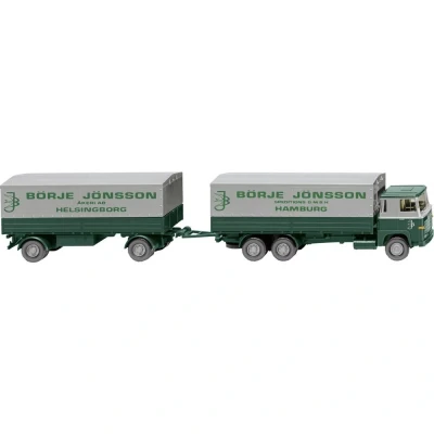 Afbeelding van Wiking 046001 H0 Vrachtwagen Scania Vrachtwagencombinatie (Scania 111) Börje Jönsson