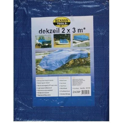 Afbeelding van Benson Afdekzeil Polyethyleen 5 x 8 meter Blauw