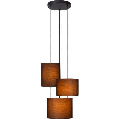 Afbeelding van Lucide MAYA Hanglamp Ø 46 cm 3xE27 Zwart