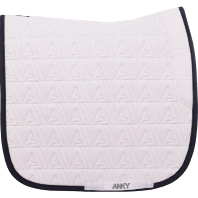 Afbeelding van Anky Zadeldekje Twill Dressuur Wit/Navy Full