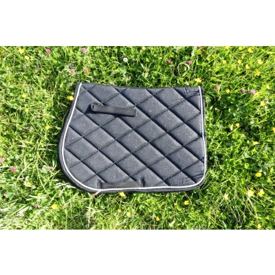 Image de HB Harry and Hector Tapis de Selle Sparkling Glitter Shetland Noir