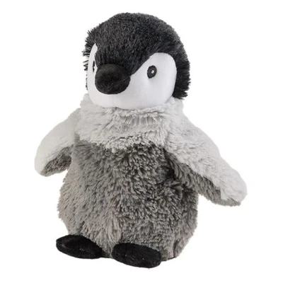 Image de Warmies pingouin câlin chaud 19 cm gris
