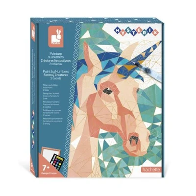 Image de Kit créatif Peinture Numero Creatures Fantastiques Hachette