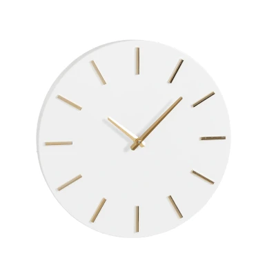 Afbeelding van Brixen Wandklok Ø35,5 cm Wit