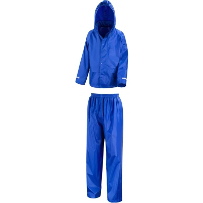 Afbeelding van Result Kinderregenpak Blauw Maat 98/104