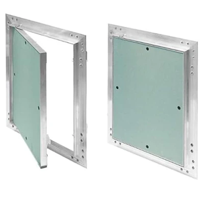 Afbeelding van Awenta KRAL1 Inspectieluip met aluminium frame voor vochtige ruimtes Hardliness groen 150 x 200 mm