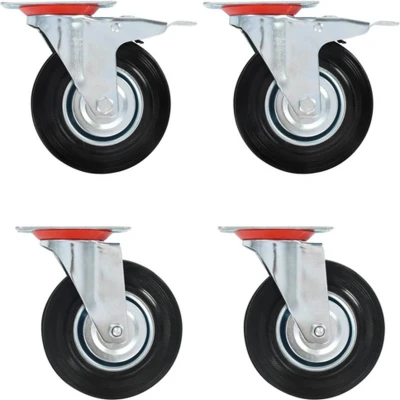 Afbeelding van VidaXL Zwenkwielen 4 st 125 mm