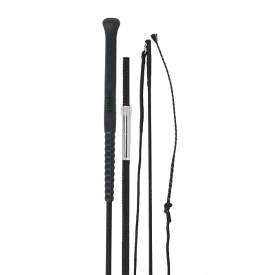 Afbeelding van Fleck Longeerzweep Ergo Grip Deelbaar Zwart 180cm