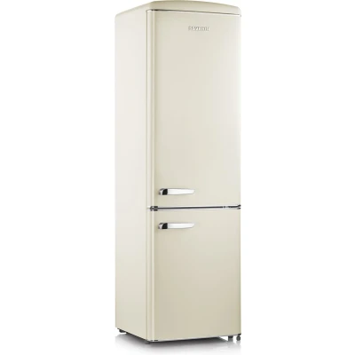 Afbeelding van Sevein RKG 8919 Koelkast vrijstaand Retro koelvriescombinatie no frost Creme