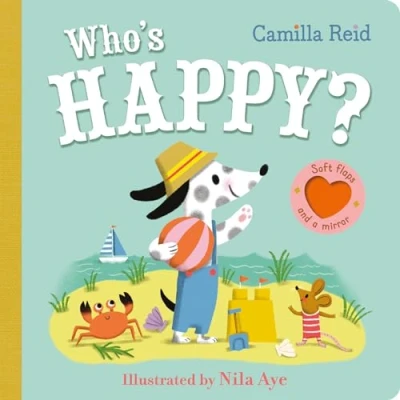Afbeelding van Felt Flaps Mirror Books Camilla Reid4 Who&#039;s Happy?