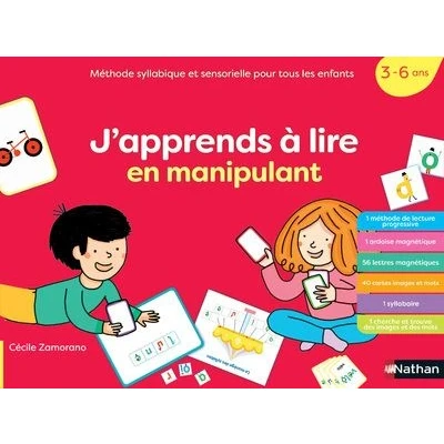 Image de Coffret Méthode de lecture: J&#039;apprends à lire en manipulant (3 6 ans)