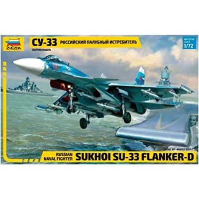 Afbeelding van Zvezda Su 33 (Zve7297) modelbouwsets, hobbybouwspeelgoed voor kinderen, modelverf en accessoires