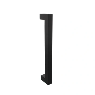Afbeelding van Intersteel Deurgreep Vierkant per stuk 325x60x25 mm mat zwart