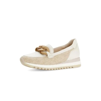 Afbeelding van Gabor Instappers, Dames, Maat: 37, Beige Leer en imitatieleer