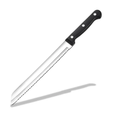 Afbeelding van Parence. Broodmes van roestvrij staal/keukenmes met gekarteld lemmet en ergonomische handgreep 30 cm
