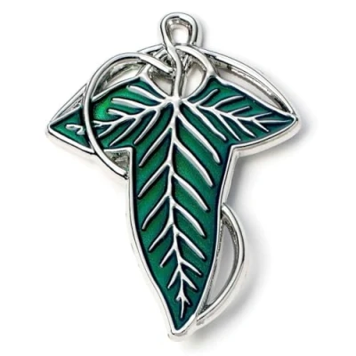 Afbeelding van In de Ban van Ring Het blad Lorien Speldbadge