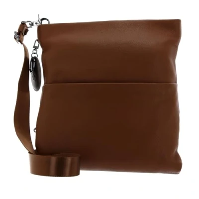 Afbeelding van Mandarina Duck Mellow Leather P10fzt68 schoudertas voor dames, 32 x 33 5 cm (b h d), Bruin (Indian Tan)