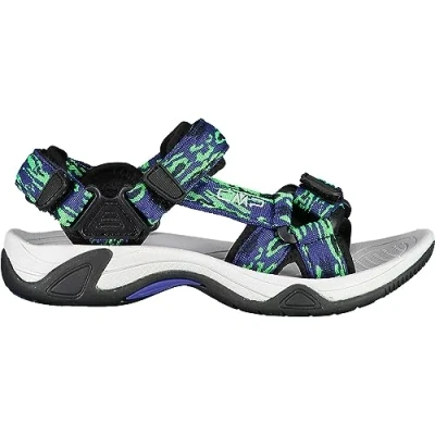 Afbeelding van CMP Uniseks wandelsandalen voor kinderen, B Blue Verde Neon
