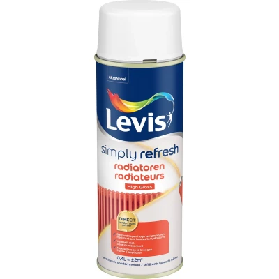 Afbeelding van Levis Simply Refresh Radiatoren High Gloss White 0.4L