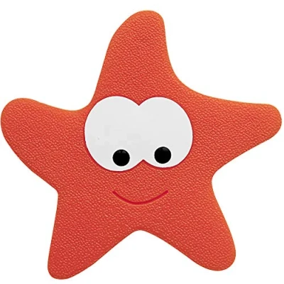 Afbeelding van Spirella Starfy Collection, douchemat, PVC, rood, 5 stuks