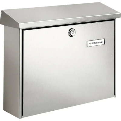 Afbeelding van Burg Wächter 8140 AMRUM 3867 NI Brievenbus RVS Zilver Sleutelslot