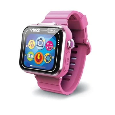 Afbeelding van VTech Kidizoom smartwatch Max roze, voor kinderen, dubbele camera, video, games, horizontaal touchscreen, ESP versie
