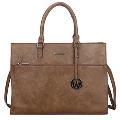 Afbeelding van Wimona Franca 14&#039;&#039; Laptoptas taupe