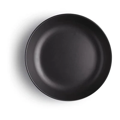 Afbeelding van Eva Solo Nordic Kitchen Bord Diep Ø 20 cm Zwart Aardewerk