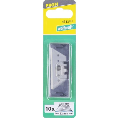 Afbeelding van Wolfcraft 4313000 Professionele trapeziummesjes 0,65 x 52 mm 10 stuk(s)