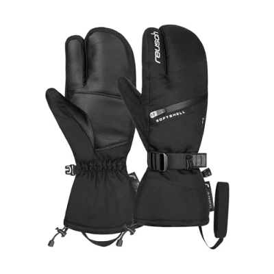 Afbeelding van Reusch Demi R Tex XT Lobster Handschoenen Dames Black Silver 6,5 (handomtrek 16,5 Cm) Zwart &amp; Wanten
