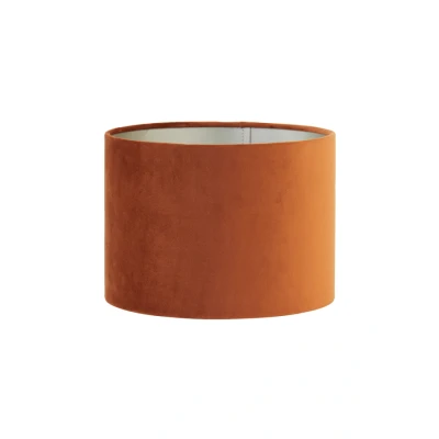 Afbeelding van Light &amp; Living Lampenkap VELOURS 40x40x30 Oranje