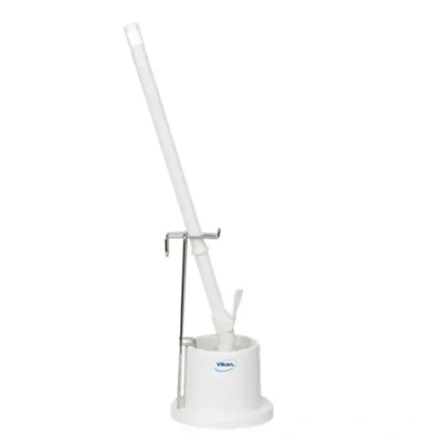 Afbeelding van Vikan Toiletborstels Medium Toiletborstel Met Houder Van Polypropyleen En Polyester Vezels ø 90mm Wit