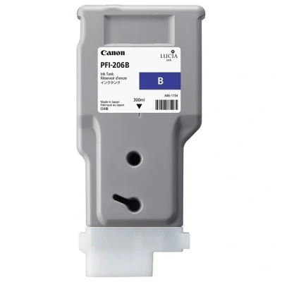 Image de Canon PFI 206 B bleu originale réservoir d&#039;encre