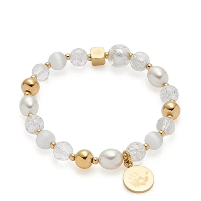 Afbeelding van Leonardo Dames Armband edelstaal / glas One Size 87937666