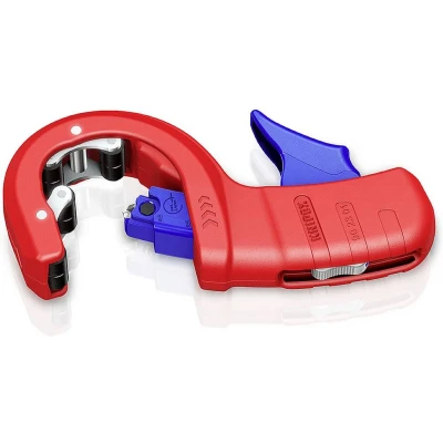 Afbeelding van Knipex 90 23 01 BK Pijpsnijder DP50 voor kunststof afvoerbuizen met bekleed 202 mm