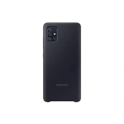 Afbeelding van Galaxy A51 Siliconen Hoesje EF PA515 Zwart Samsung Smartphone Hoesjes Geen Verzendkosten &amp; Morgen In Huis